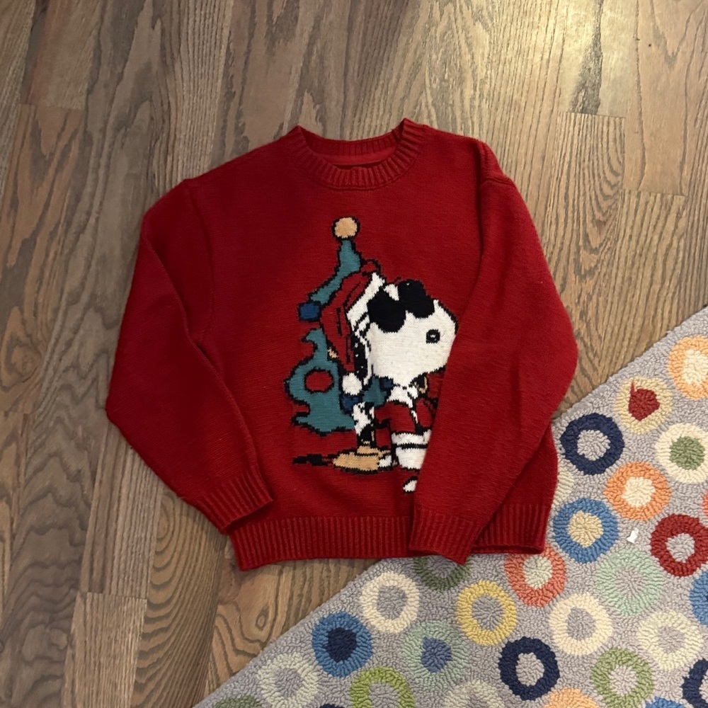 Abercrombie Kids Festive Red Sweater